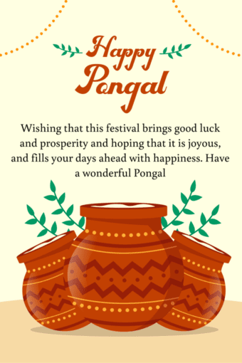 Wish you happy pongal